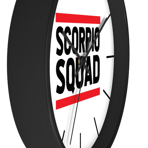 Scorpio Squad Wall clock